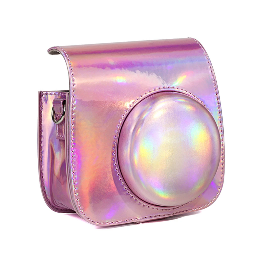 

Practical Colorful Protective Fashion Lightweight PU Leather Travel Carrying Camera Bag With Shoulder Strap For Instax Mini8/9