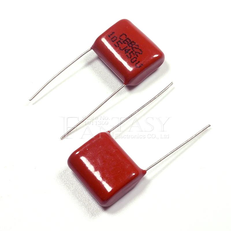 Polypropylene Film Capacitor CBB 10PCS 1uF 450V Pitch 15mm 105