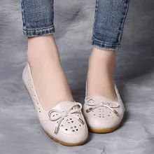 Новинка года; летние сандалии из натуральной кожи; женские повседневные туфли на плоской подошве с закрытым носком; сезон осень; Лидер продаж; дышащие мягкие женские тонкие туфли