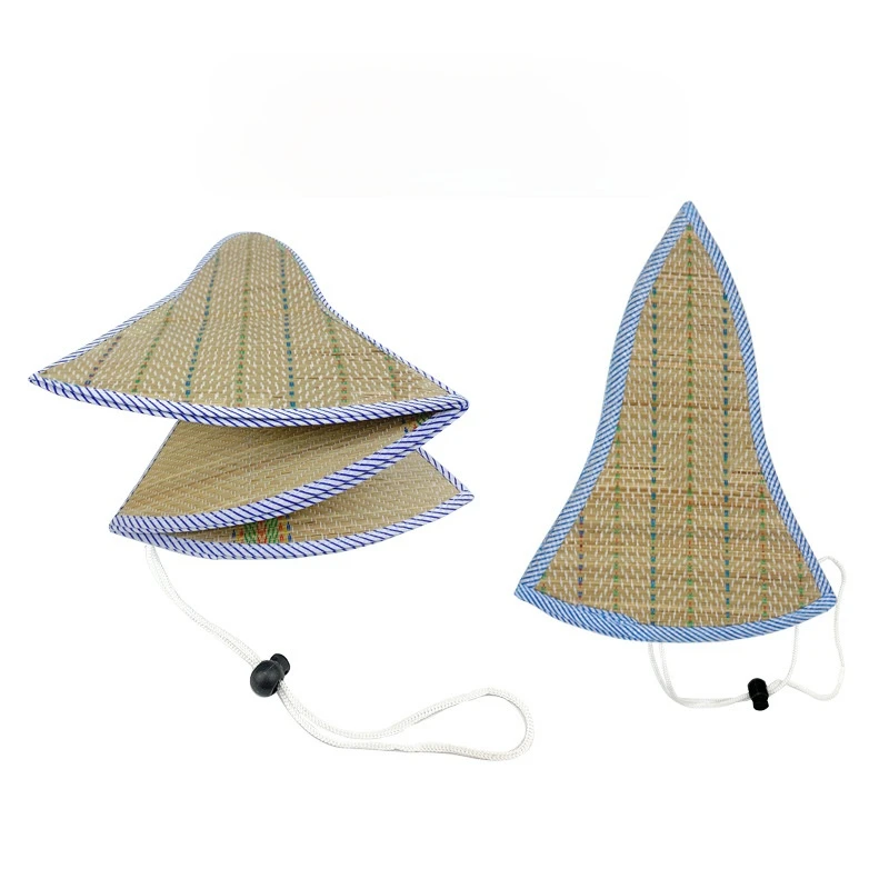 Tanio Dwustronna składana słomka kapelusz przeciwsłoneczny