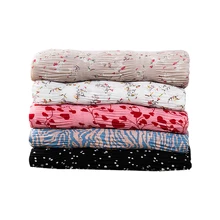 Шифоновая ткань креп Печатный цветочный узор швейная ткань мягкая и гладкая для платья 45*140 см/шт TJ0205