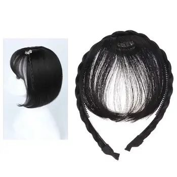 

Fashion Synthetic Wigs Headband Front Hair Bangs Fringe Hair Extensions For Women Girls Hair Accessories Multicolor Optional