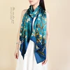 Van Gogh-Foulard en soie imprimé fleuri | Peinture à l'huile, Foulard Bandana Femme marque de luxe, châle doux, Bufanda Mujer ► Photo 3/6