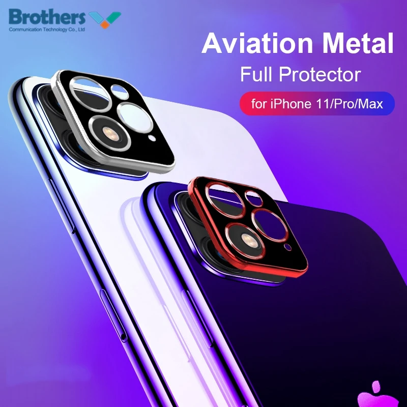 9H для iPhone 11 Pro Max камера из закаленного стекла авиационный алюминиевый сплав