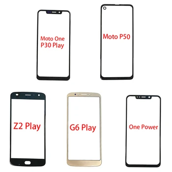 

5pcs/lot, For Motorola Moto G6 G7 Play One Power Z2 Play P50 Front Outer Glass Lens Cover Replacement
