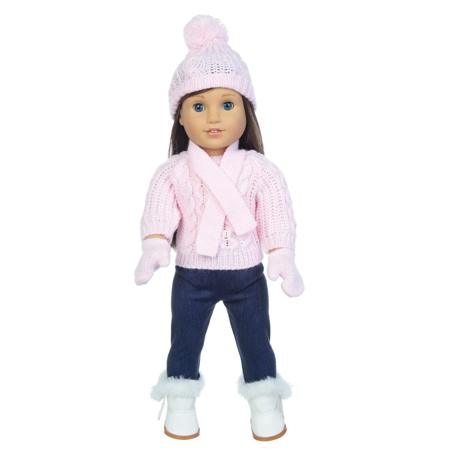 Doll Clothes Barbie Doll Clothes Christmas Sweater for 18-inch American Girl Doll