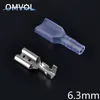 100pcs 6.3mm Crimp Terminal 50 Female Spade Connector with 50 Case ► Photo 2/6