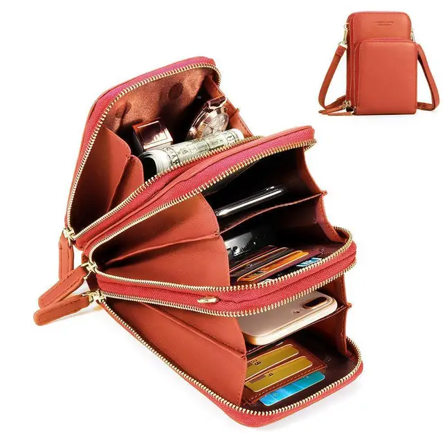 Brand Crossbody Cell Phone Shoulder Bag Cellphone Bag Fashion Daily Use Card Holder Mini Summer Shoulder Bag for Women Wallet 1