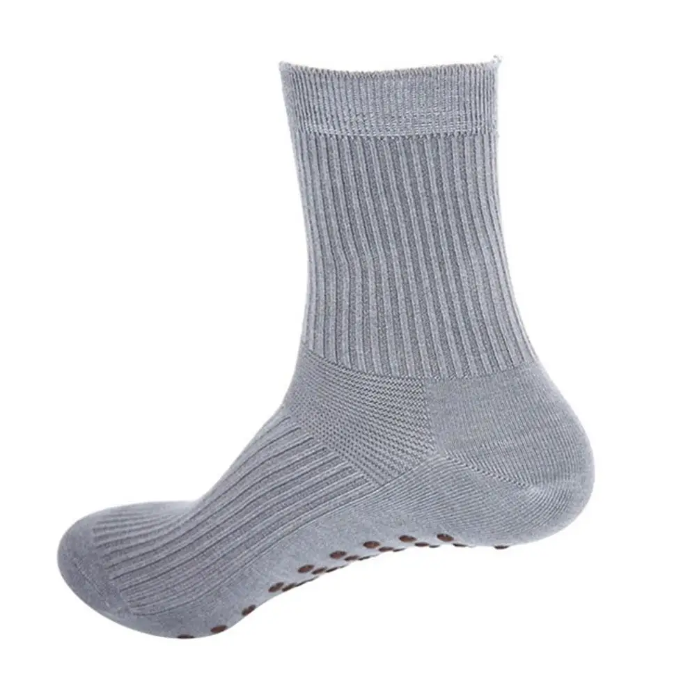 Самонагревающиеся носки, носки для магнитотерапии, мягкие массажные носки с магнитной точкой, впитывающие влагу, снимающие усталость, носки для женщин и мужчин - Цвет: Gray