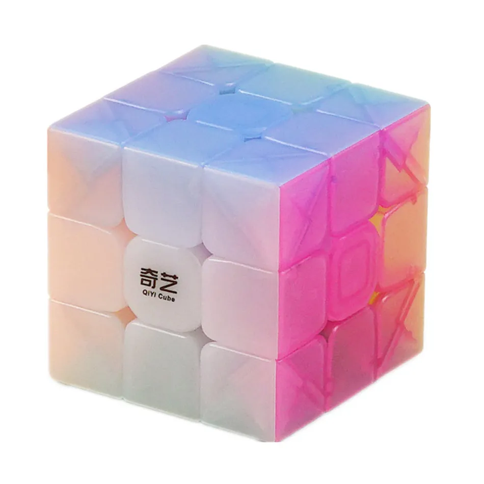 QiYi Warrior S 3x3 Magic Speed Cube Stickerless Professional Fidget Toys  Qiyi Warrior W Jelly Cubo Magico Puzzle - AliExpress