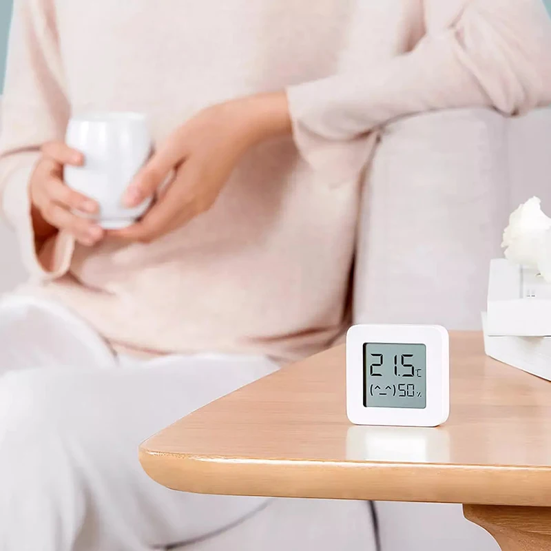 Оригинальный Bluetooth термометр Xiaomi mijia 2 Mijia App электрический цифровой гигрометр с ЖК