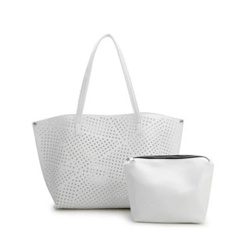 

Genuine Leather Women Bag mesh Handbag Fashionable multifunctional large capacity women's Handbag Tote