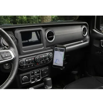 

Car Holder Auto Multifunction Phone For Jeep Wrangler JL 2018-2020 ABS Black