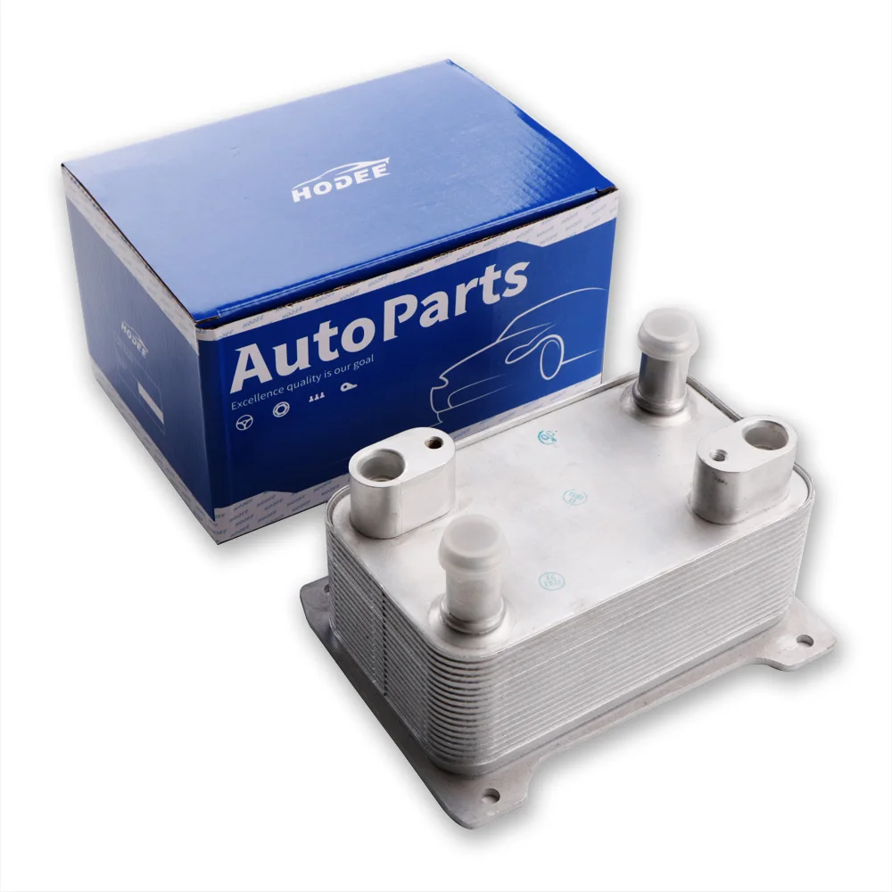 Масляный радиатор HODEE для Audi A8/S8 Volkswagen Passat Phaeton OE: 4E0317021H / 4E0 317 021 H 4EO317021H 4EO |