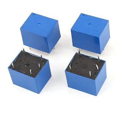 

4 Pcs JQC-3F(T73) 5Pin SPST Power Relay DC 24V Coil 28V AC 125V 250V Load