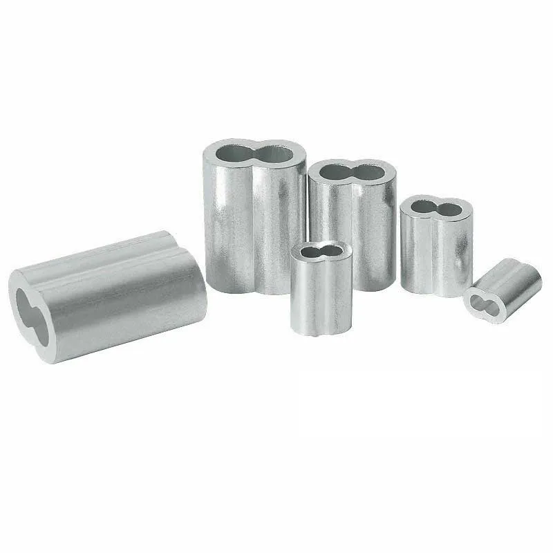10 x 7mm Aluminium Wire Rope Ferrules