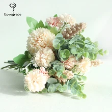 Lovegrace Свадебный букет Искусственный цветок Свадебный букет невесты букеты шелковые цветы Свадебный букет s цветы