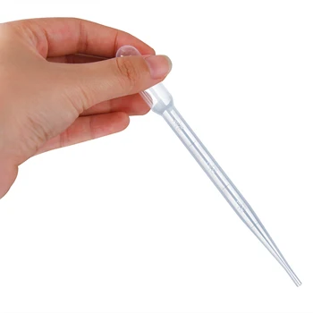

Pipette Dropper Transparent 3ML Disposable Plastic Eye Dropper Set Transfer Graduated Pipettes 100Pcs