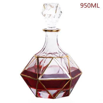 

Whiskey Wine Bottle Glass 950ml 700ml Vodka Beer Wine Decanter Home Bar Party Wedding Supplies Gift for Friend Family Wine Set