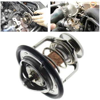 

9091603075 Car Cooling System Professional Easy Install Stable Engine Thermostat Iron Home Direct Fit Durable Replacement Parts