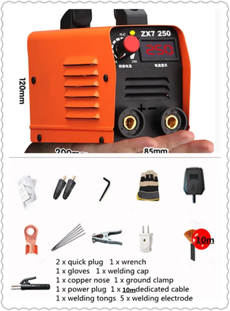 ZX7-250 Mini Welding Machine Welding inverter 220V Inverter welder