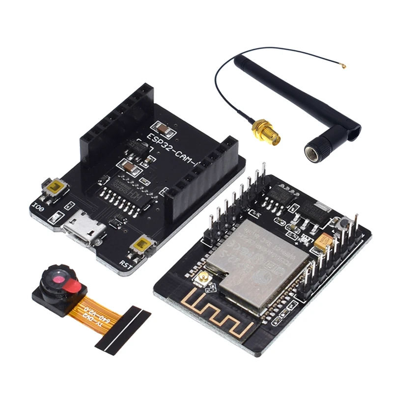 Micro USB CH340G ESP32 CAM MB/ESP32 OV2640 модуль камеры с антенной WIFI Bluetooth плата для IOT/системы умного дома|Интегральные схемы|