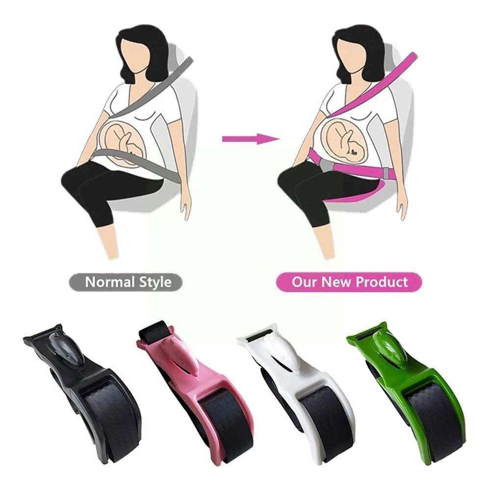 Adjustable Car Seat Adjuster Belt Pregnant Moms Belly Protective Belt