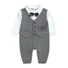 Autumn Infant Baby Boy Rompers Cotton Gentleman Clothing Prince Costume Infant Jumpsuits Boys Clothes Winter Baby Clothes Fall