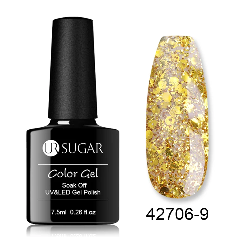 42706-9 Ur Sugar матовое верхнее покрытие Цвет УФ-гель для ногтей красная розовая серия полуперманентный замачиваемый УФ-гель лак DIY дизайн ногтей гель краска - Цвет: 42706-9