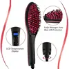 Professional Comb Hair Straightener Styling Brush Irons Straightening Hair brush Electric Curler Styling Combs EU US Plug 4
