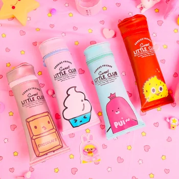 

Gift Pencil Case Creative Toothpaste Bag For Girls Boy Kawaii Big Pen Bag Pencil Case Pouch Storage Stationery Birthday