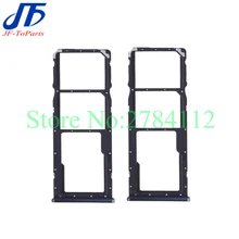 Soporte de bandeja para tarjeta SIM, piezas de reparación para teléfono móvil Huawei Y6 Y9 Y7 Pro 2019, 10 Uds.