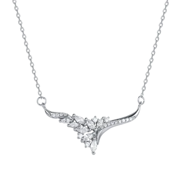

Fahmi 2020 New Popular 100% 925 Sterling Silver Necklace3-27 High Quality Original Jewellery For Women Party Wedding Gift