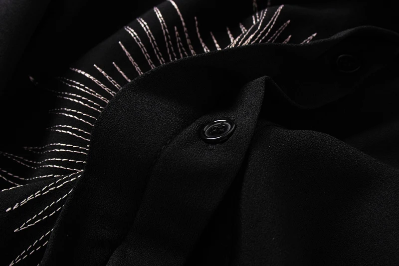 GCAROL Новая женская блузка с вышивкой 30% хлопок смесь элегантная OL рубашка средней длины Высокое качество классические многоразовые Топы