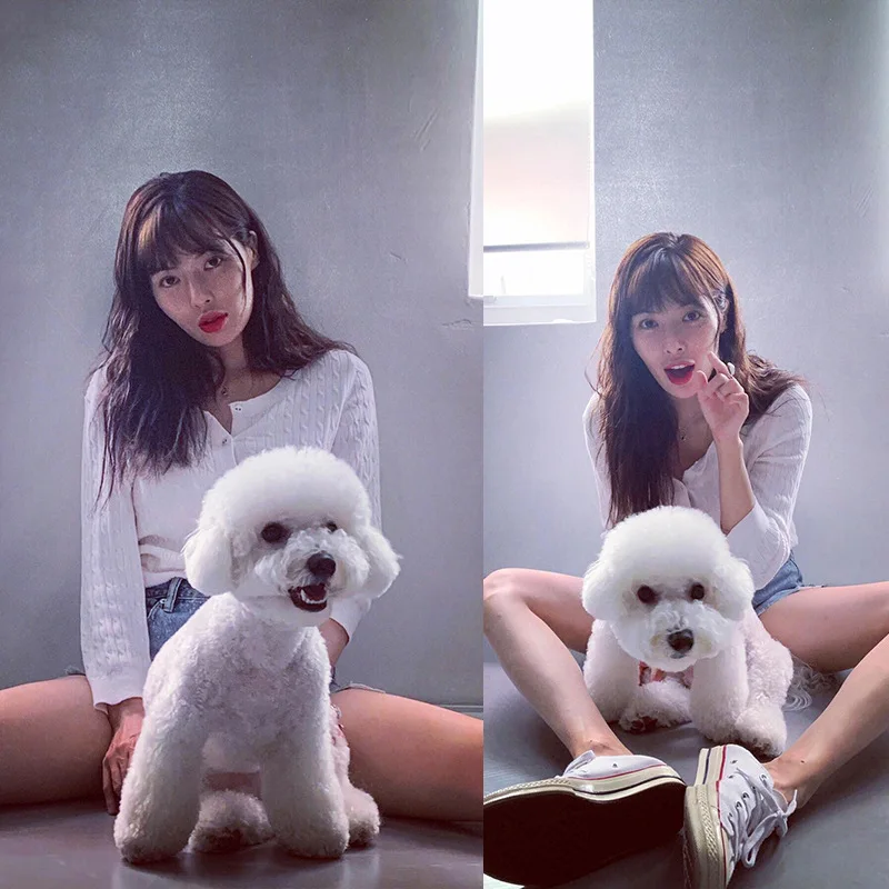 Kpop 4Minute Kim Hyun A same летние модные белые толстовки с круглым вырезом Женские Вязаные толстовки с длинными рукавами в стиле Харадзюку