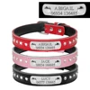 Personalized Cat Collar Bling Rhinestone Small Dog Cats Collars Free Custom Kitten Puppy Nameplate ID Necklace Pet Accessories 3