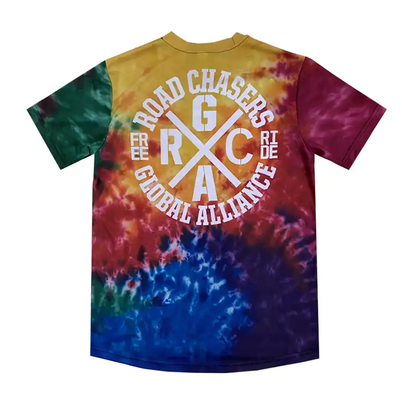 tie dye mountain bike jersey
