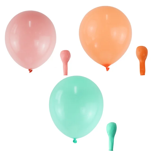 100 шт воздушные шары в виде Макарон конфетного цвета globos свадебный фон для детей день рождения Декор день рождения шары из латекса для детского шоу - Цвет: 100pcs 3style 4