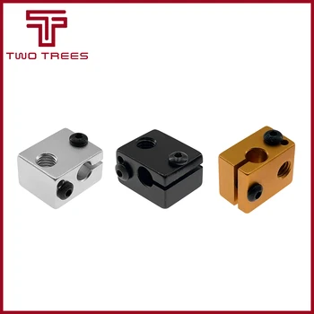 

5pcs/lot V6 Heat Block Aluminum 20*16*12 mm Part For J-head Extruder HotEnd 3D Printers Parts Heater Hot End Heating Accessories
