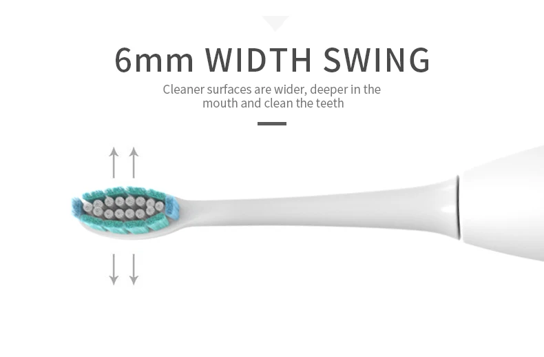 Здесь Мега звуковая электрическая зубная щетка Смарт перезаряжаемая взрослая зубная щетка Сменные отбеливающие водонепроницаемые ЖК-экран
