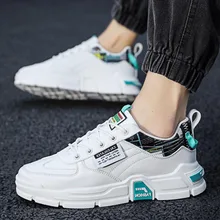 

Men Casual Shoes Comfortable Men's Sneakers Flats Shoes Designer Board Man Outdoor White Breathable Youth Tide Non Leather Shoes