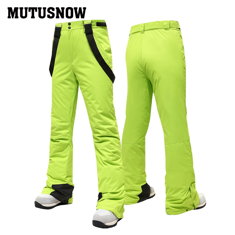 MUTUSNOW Skiing Pants Women's New Arrival Ski Trouser Snowboard Female High Quality Snow Pants Windproof Waterproof Breathable