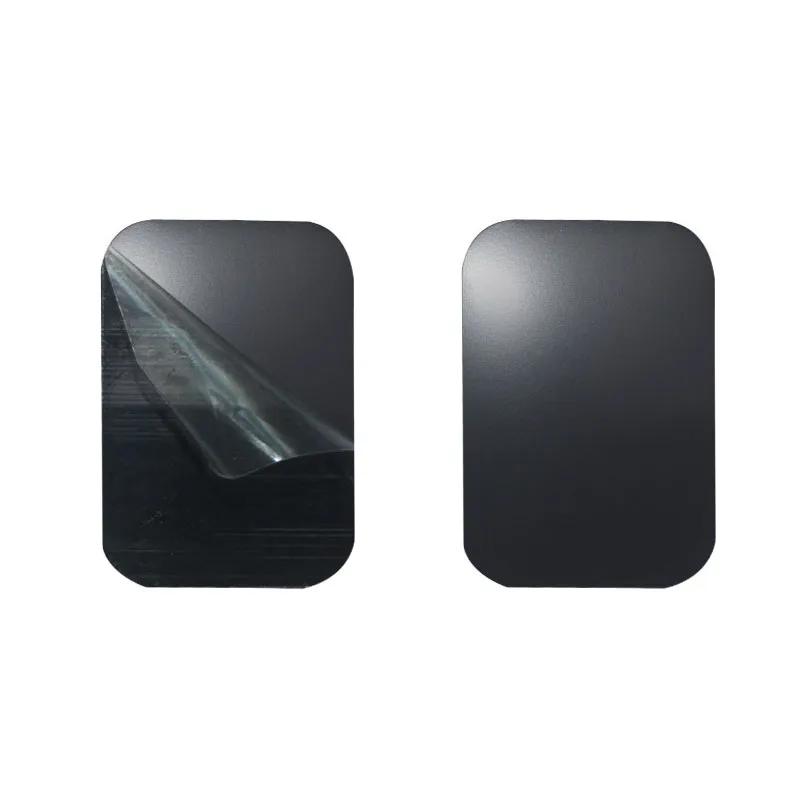 2pcs Black 35mm 40mm iron sheet mobile phone magnetic sheet mobile phone bracket accessories patch matte black iron sheet mobile phone holder for car