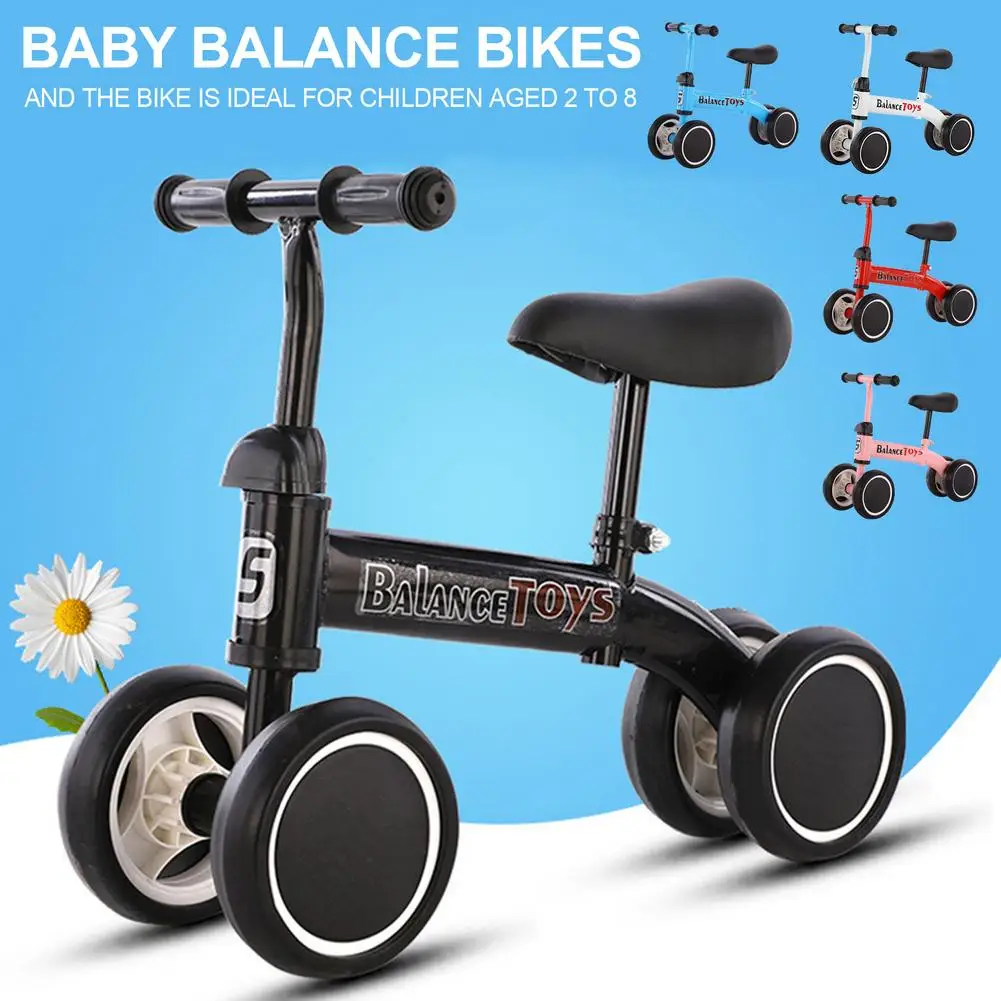 Bebek Denge Bisiklet Bisiklet Cocuk Yurutec Toddler Bisiklet Cocuk Cocuklar Bebek Scooter Hicbir Pedal 4 Tekerlekli Yurumeye Baslayan Bebek Bisikletleri Lecontte Store