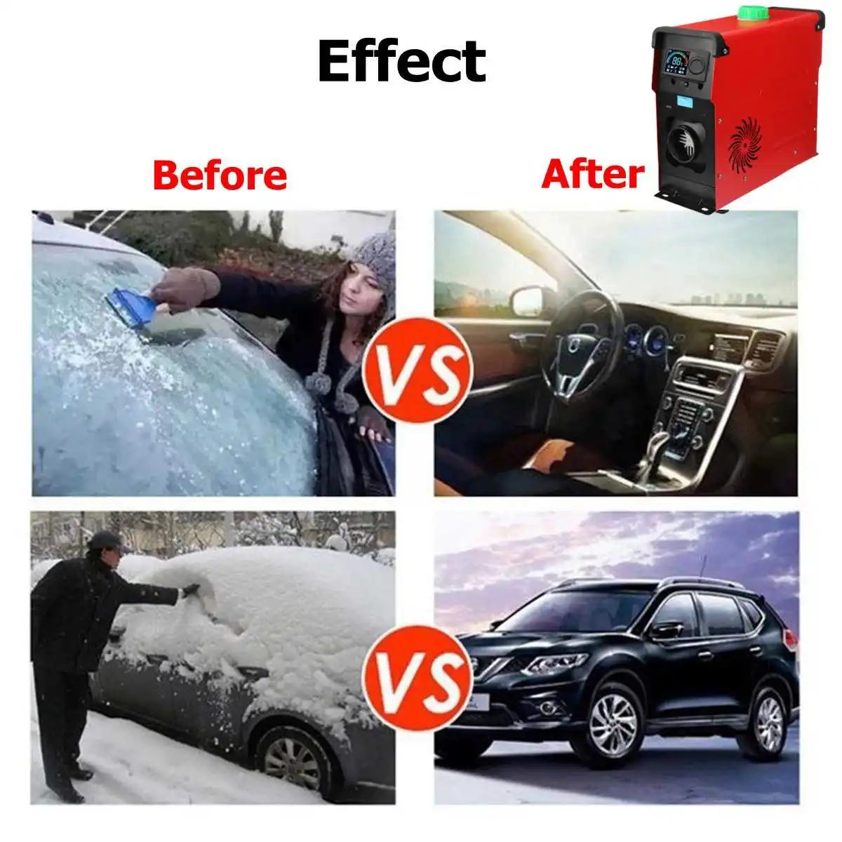 12V 1 8KW Регулируемый автомобильный дизельный воздушный обогреватель вентилятор
