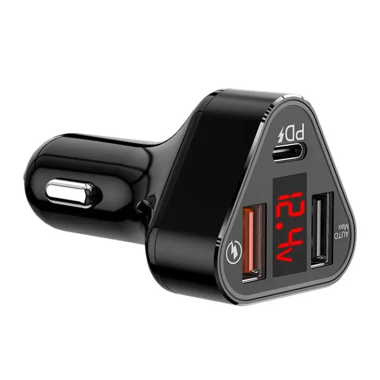 IHaitun 36W фары для автомобилей Зарядное устройство PD USB 3,1 телефон быстрое зарядное устройство QC 3,0 зарядное устройство с 3 usb-портами для быстрой Зарядное устройство QC3.0 Тип C для iPhone 11 samsung Примечание 10 плюс - Тип штекера: Black