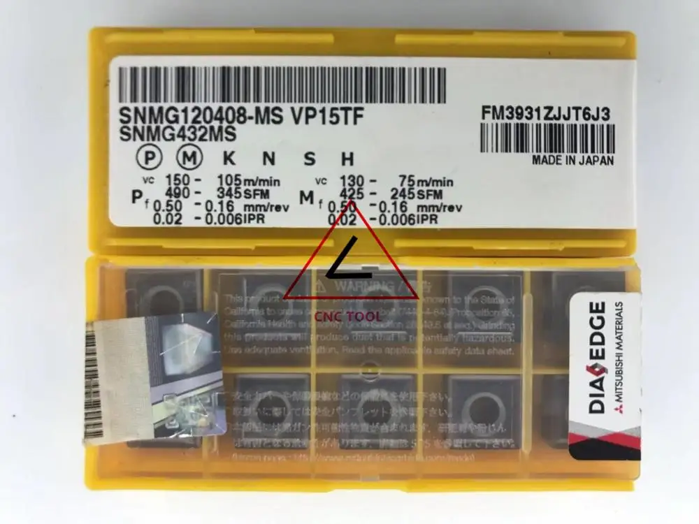

SNMG 120408 мс VP15TF 10 шт. оригинальная Поворотная вставка DIAEDGE