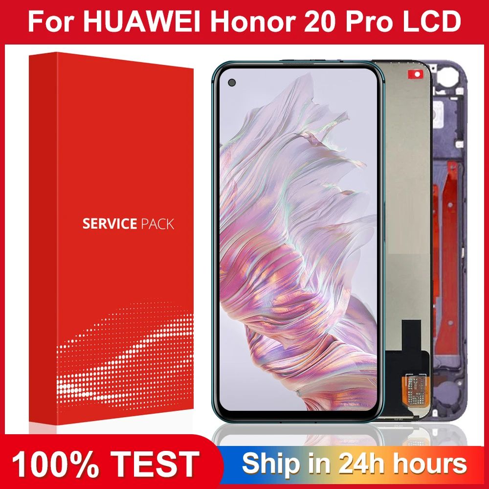 Оригинальный дисплей 6 26 дюйма для Huawei Honor 20 Pro ЖК с сенсорным экраном дигитайзер