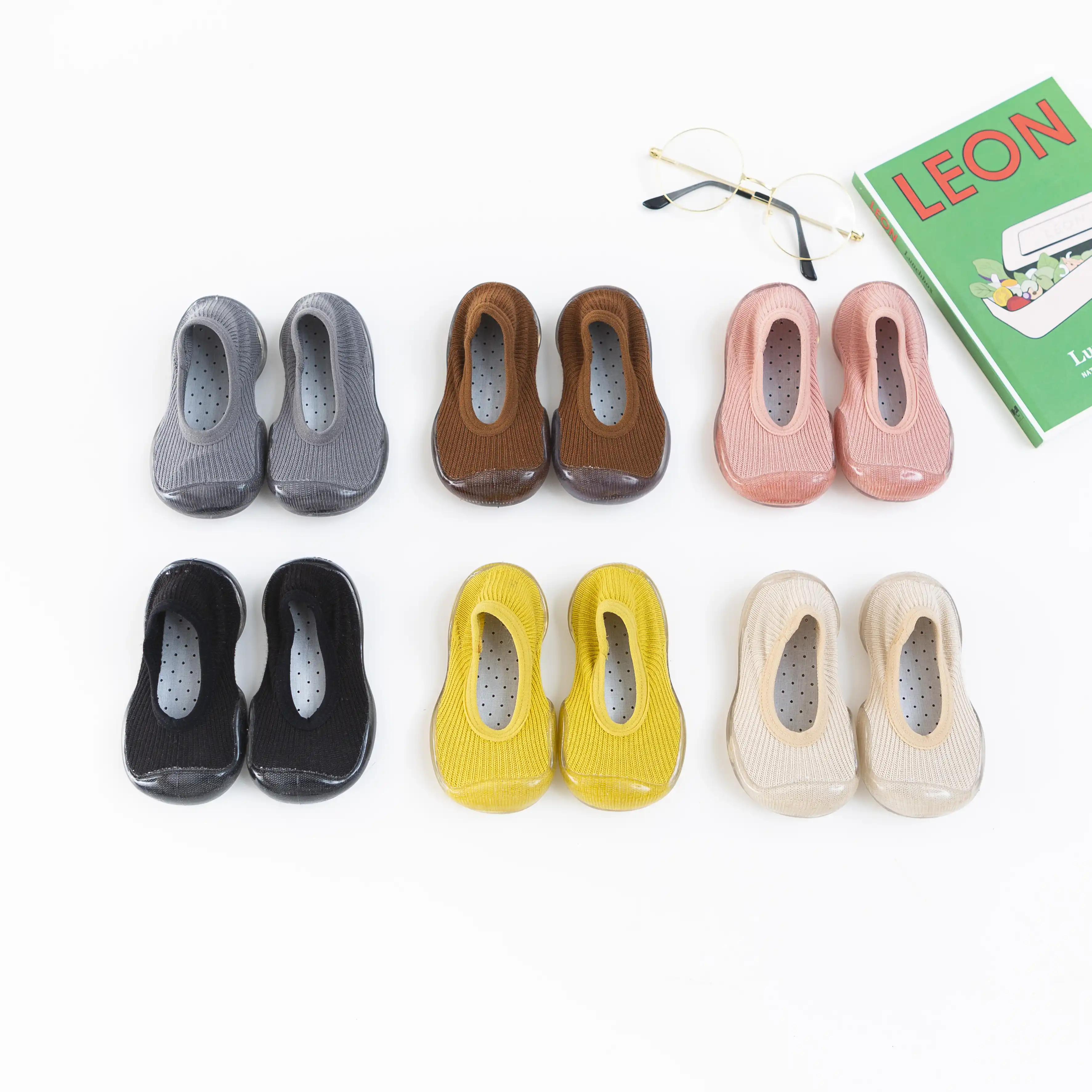 baby slippers with rubber soles