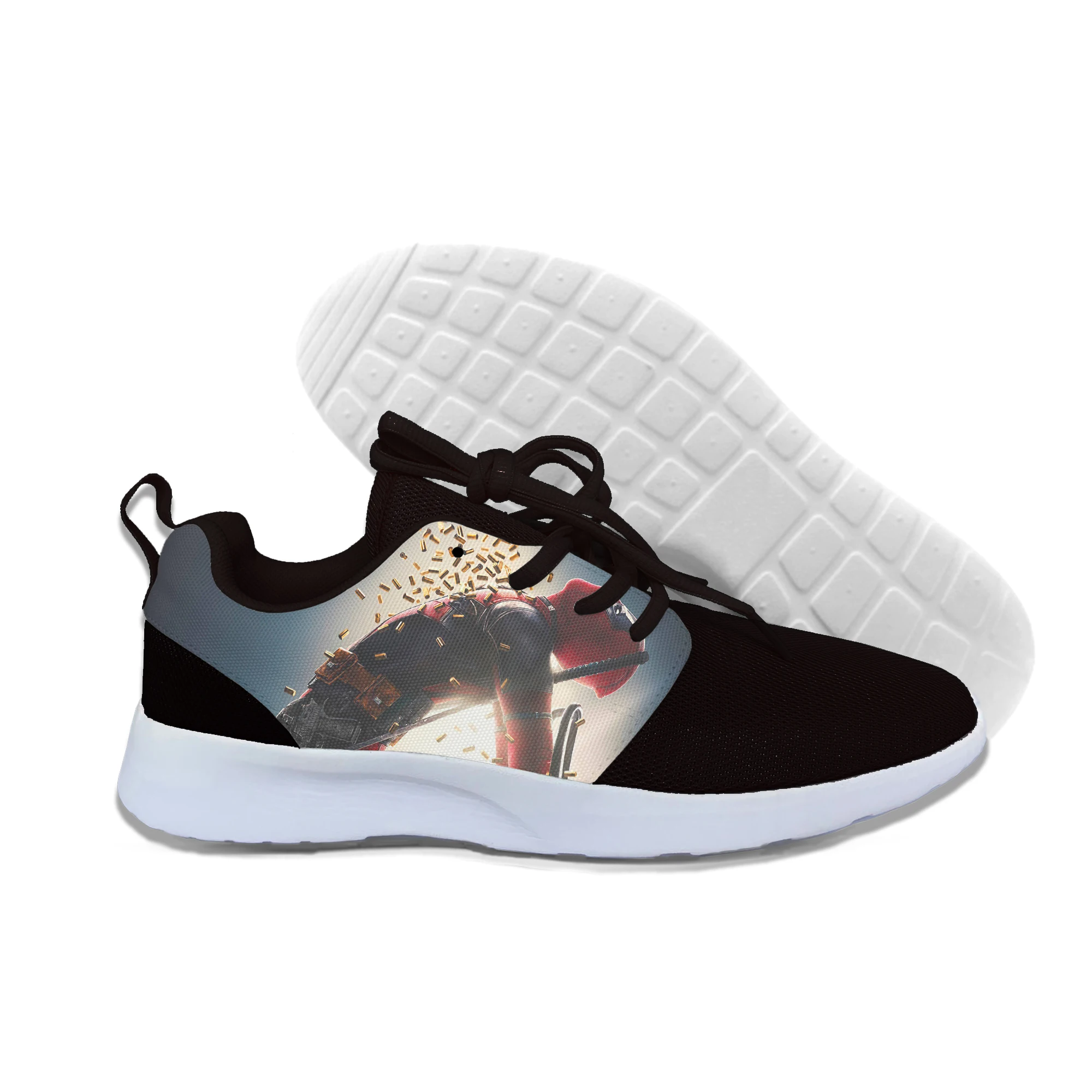 

2019 hot fashion Deadpool 3D casual shoes for men/women high quality Harajuku 3D printing Deadpool Sneakers